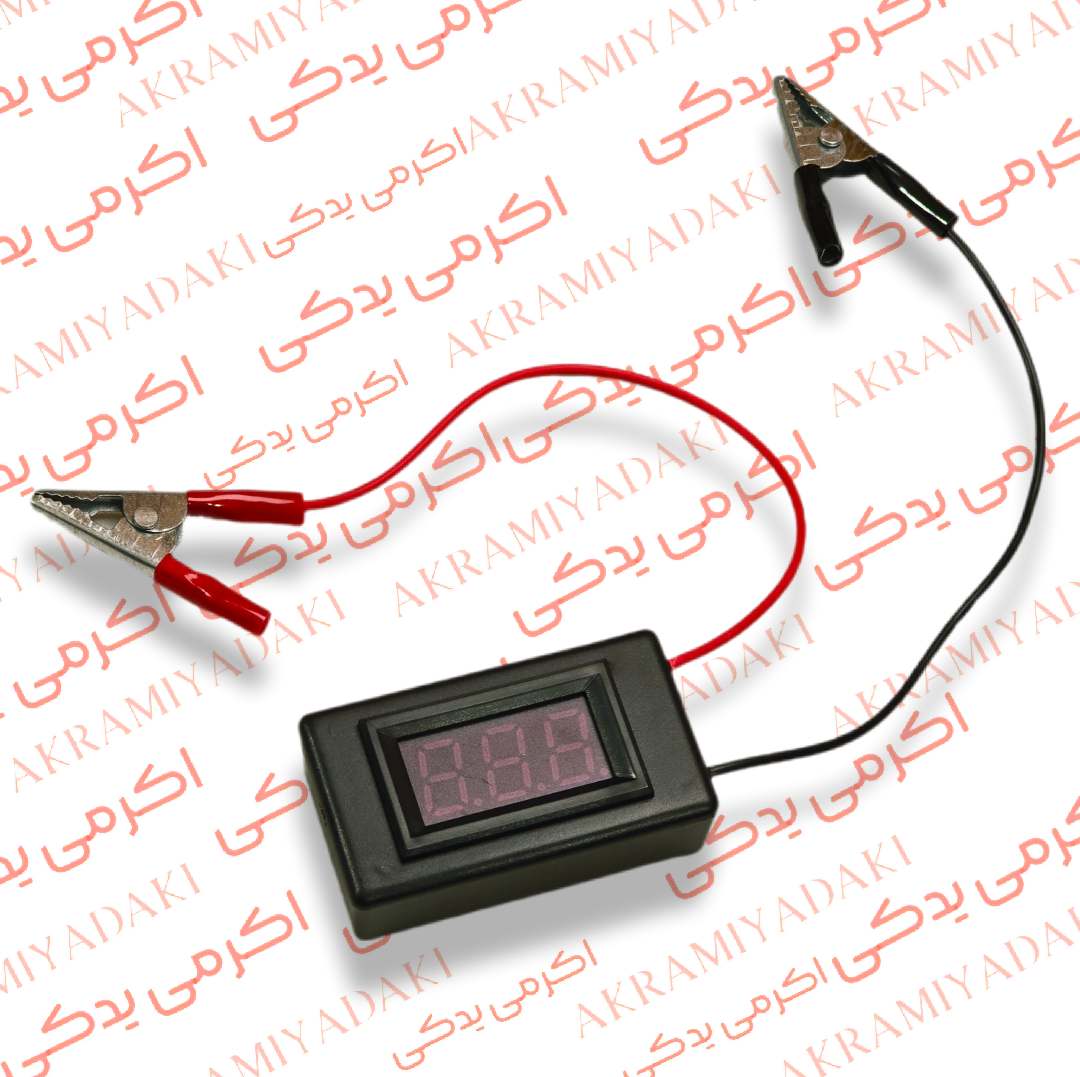 ماژول نمایشگر ولتاژ، تستر باتری موتور سیکلت و خودرو کد 409582