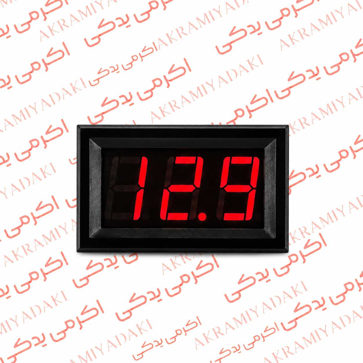 تستر باتری ((دیجیتال)) موتور سیکلت و خودرو‌ ماژول نمایشگر ولتاژ کد 405521