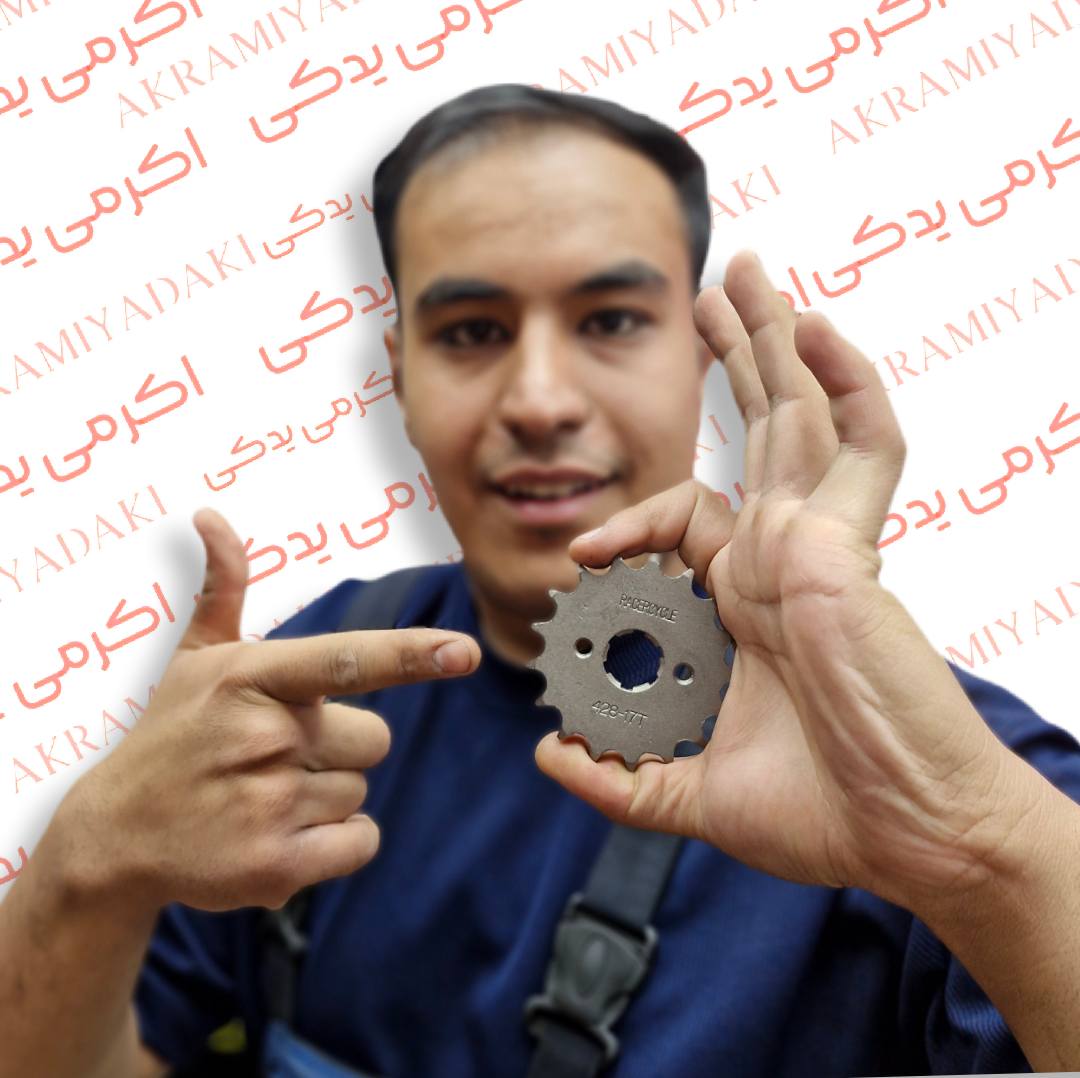 آموزش ویدئویی نصب اصولی و استاندارد دنده زنجیر جلو کد 22135