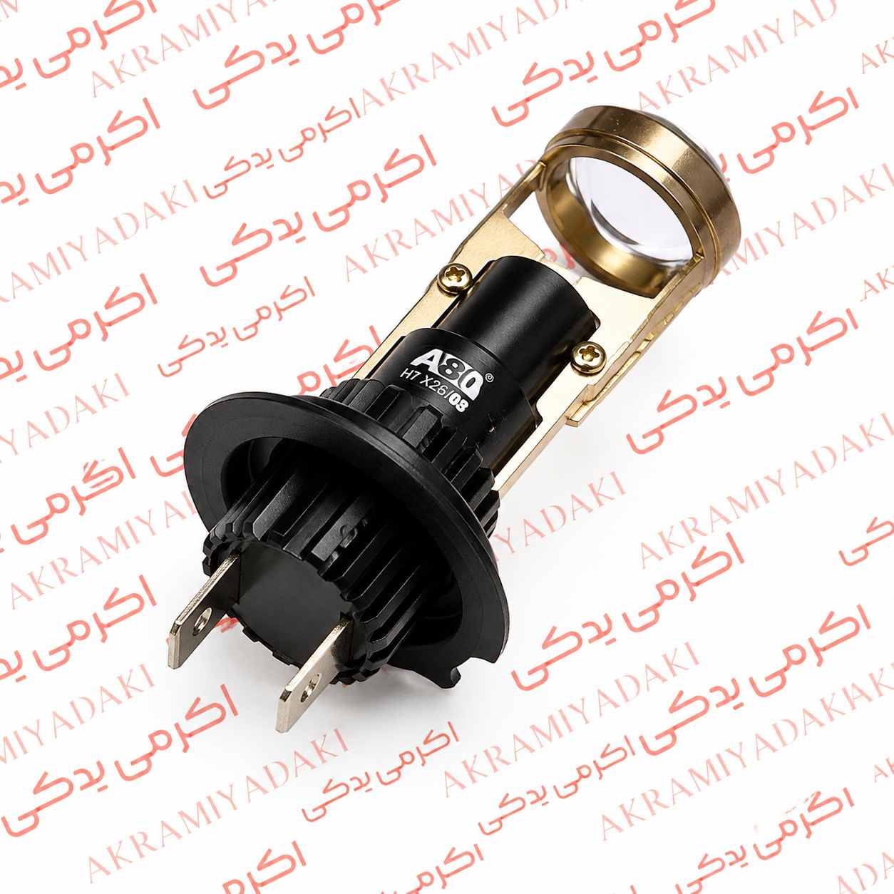 هدلایت لنزدار خودرو مدل A80 پایه H7 مناسب خودرو و موتورسیکلت کد 488520