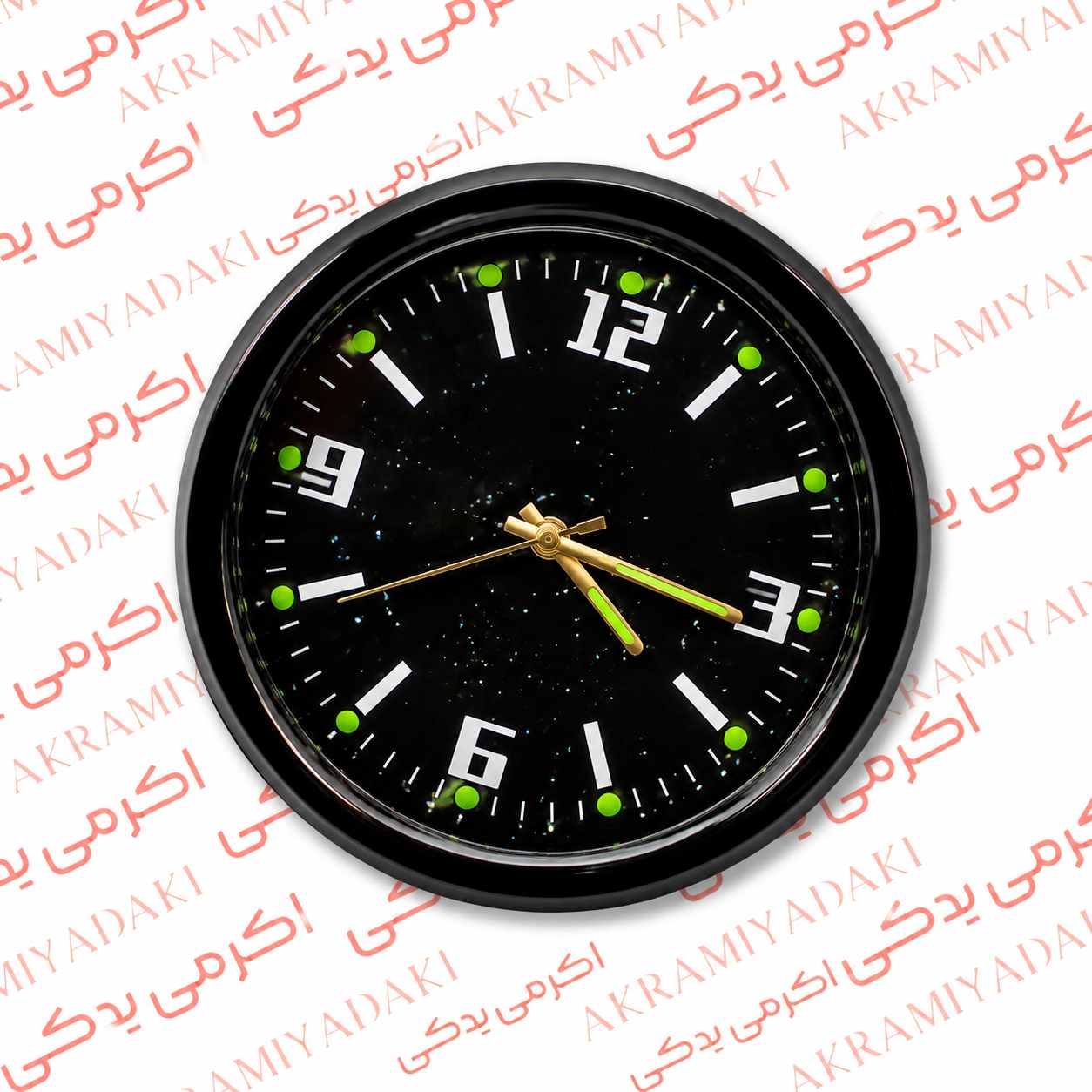 ساعت آنالوگ شبرنگ مناسب خودرو و موتورسیکلت کد 086452