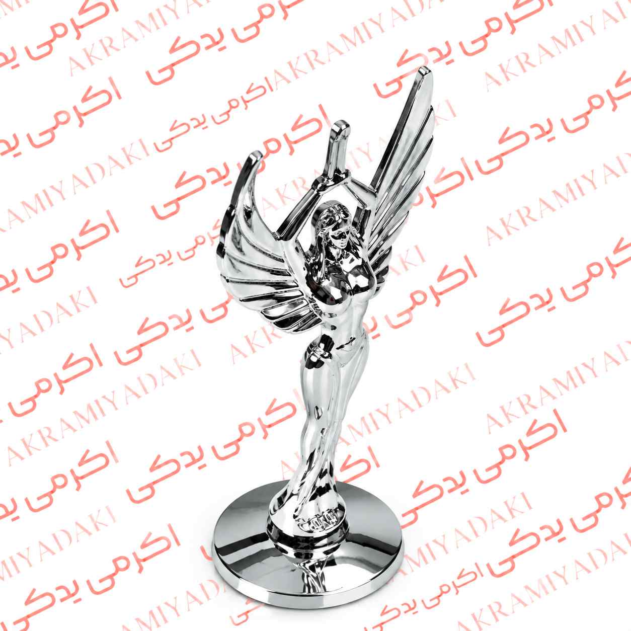 مجسمه گلگیر ملکه ((بزرگ)) موتورسیکلت فلزی آرم کاپوت فلزی کد 490521