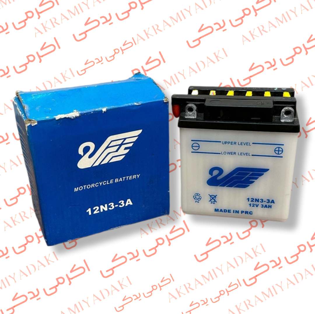 باتری موتورسیکلت رهرو فابریکی 3آمپر  کد 85421