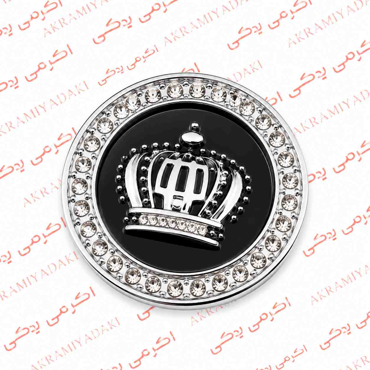 لوگوی تاج پلاستیکی مناسب خودرو و موتورسیکلت بسته 1 عددی کد 40922