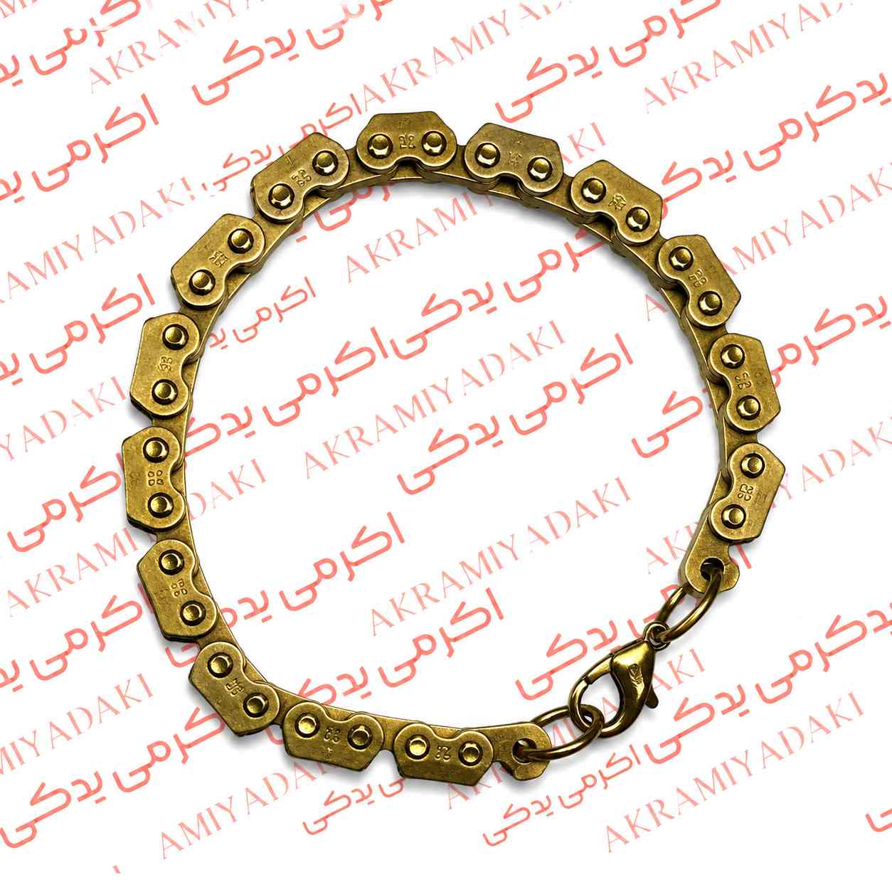 دستبند طرح زنجیر تایم موتورسیکلت کد 409685
