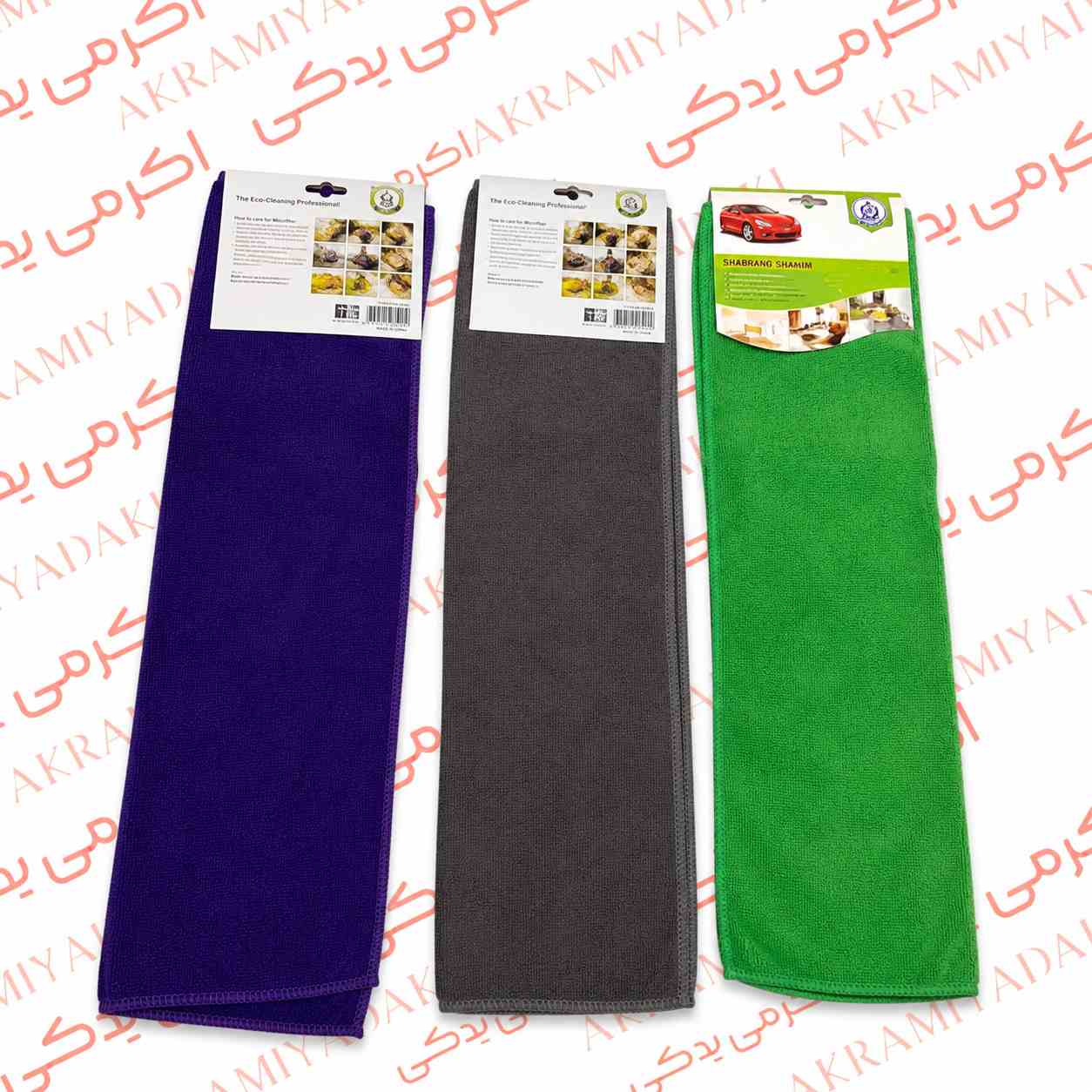 دستمال مایکروفایبر بدنه خودرو و موتورسیکلت بسته 1 عددی کد 086521