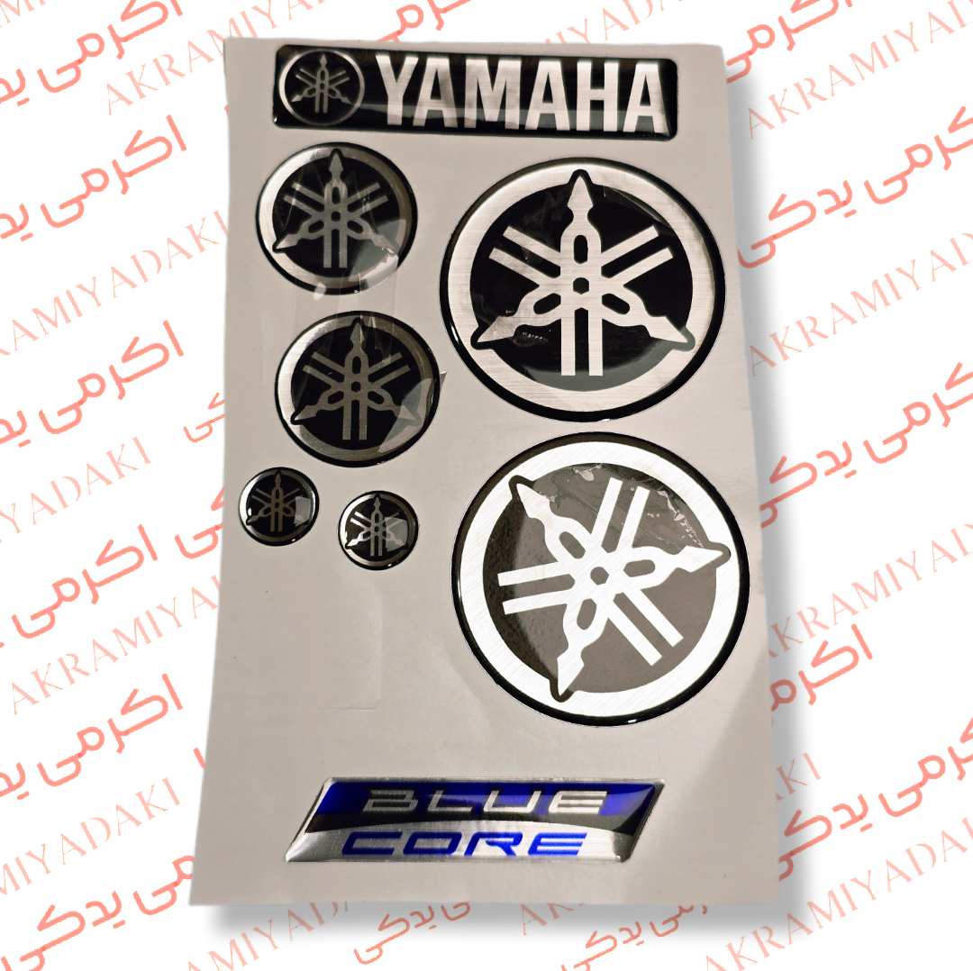 مجموعه برچسب های ژله ای یاماها کد 04928411