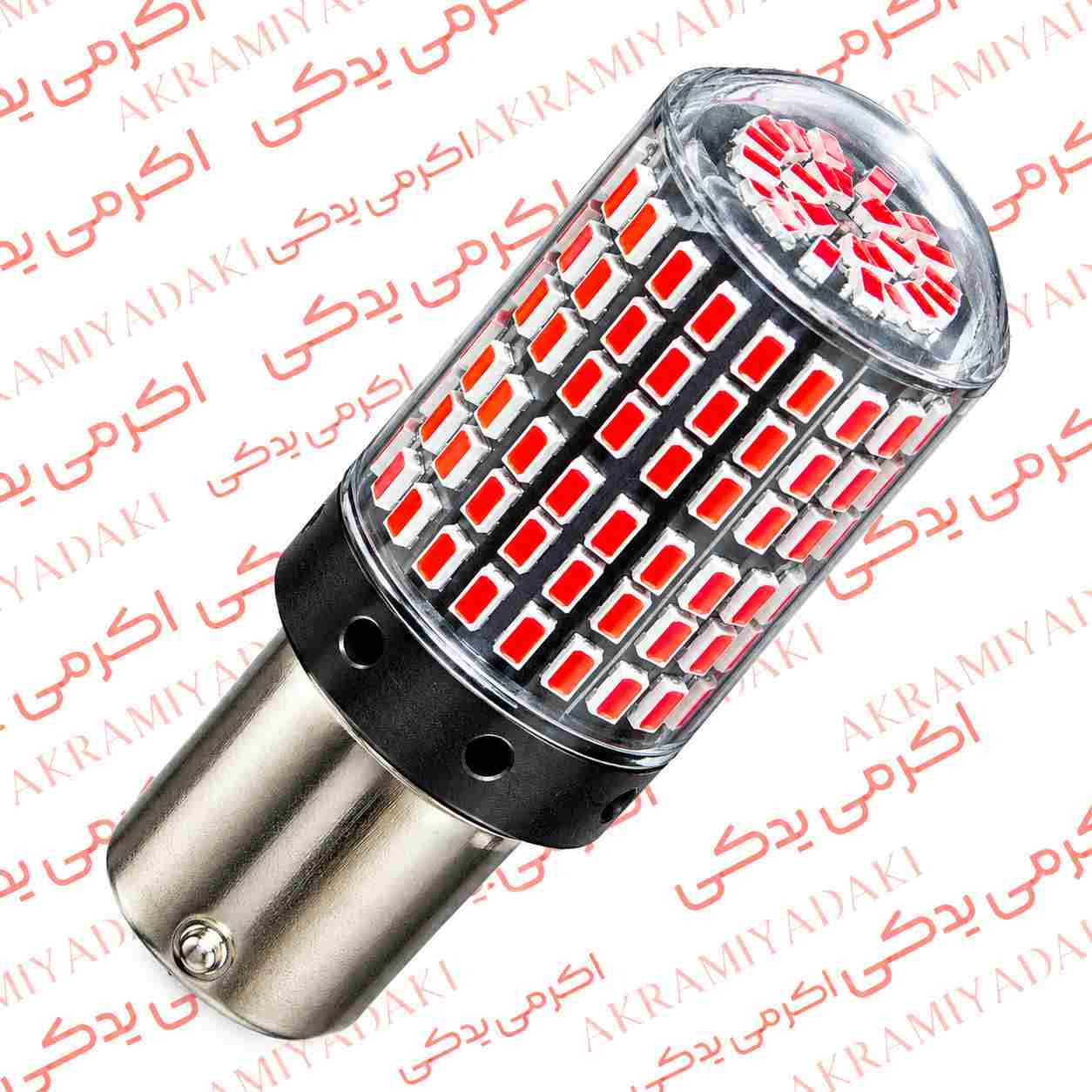 هدلایت (خطر عقب) لامپ 144 تایی خطر لنزو (LENZO) بسته 1 عددی 2 کنتاکت ((فلش زن)) کد 124